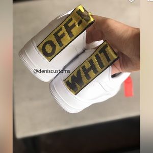 SOLD OFFWHITE denis customs Nike Airforce 1’s
